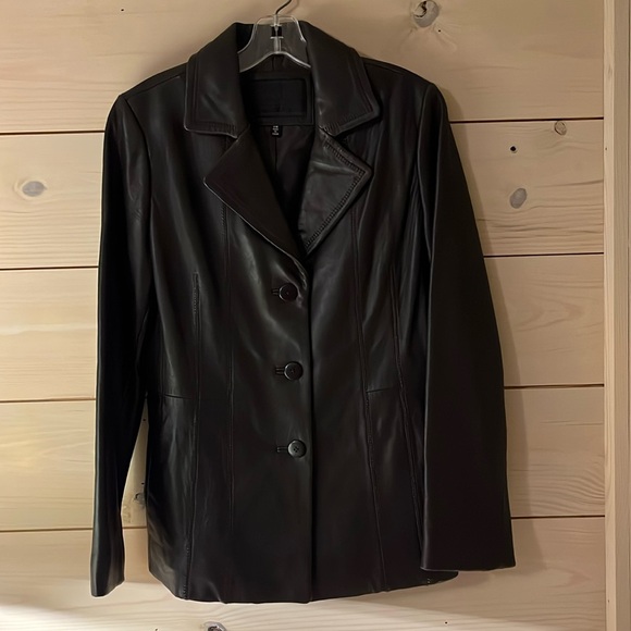 Avanti Medium vintage real leather jacket - Picture 2 of 12